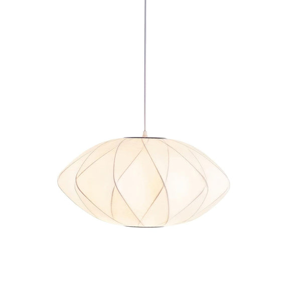 Mid-Century Fabric Cocoon Pendant Light Modern Cloud Bubble Chandelier
