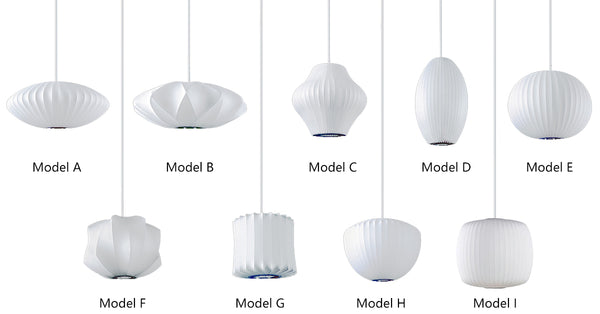 Mid-Century Fabric Cocoon Pendant Light Modern Cloud Bubble Chandelier