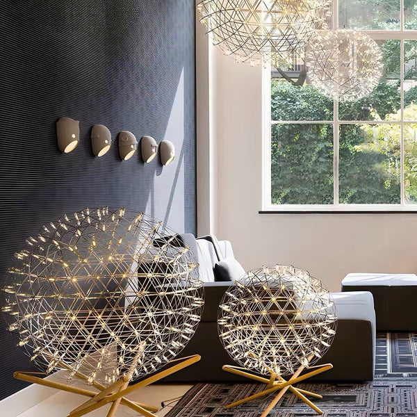 Stainless Steel LED Firework Pendant Light Raimond-Style Chandelier