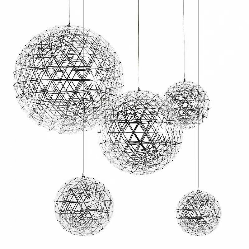 Stainless Steel LED Firework Pendant Light Raimond-Style Chandelier