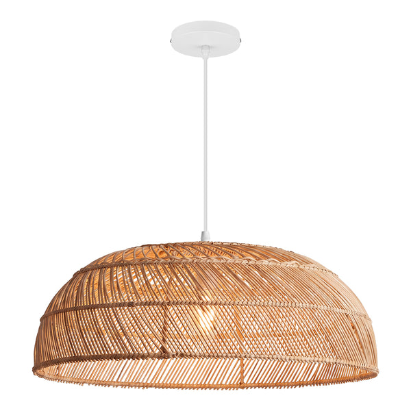 Modern Boho Rattan Pendant Light Woven Hanging Ceiling Lamp