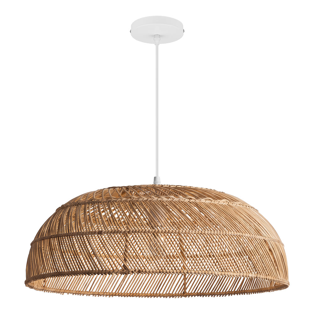 Modern Boho Rattan Pendant Light Woven Hanging Ceiling Lamp