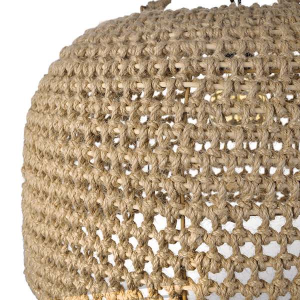 Japanese Rattan & Hemp Pendant Light Kitchen Counter Chandelier