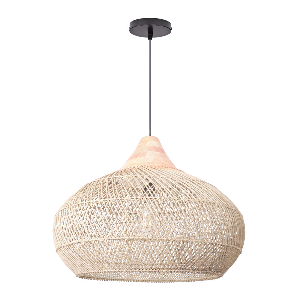 Southeast Asian Rattan Pendant Light Wabi-Sabi Retro Chandelier