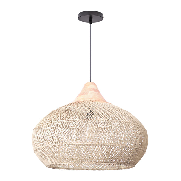 Southeast Asian Rattan Pendant Light Wabi-Sabi Retro Chandelier