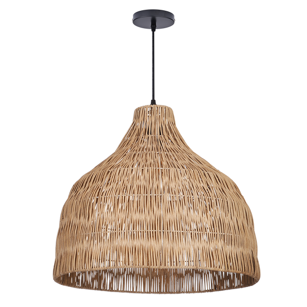 Duplex Loft Rattan Pendant Lamp Modern Villa Wabi-Sabi Chandelier