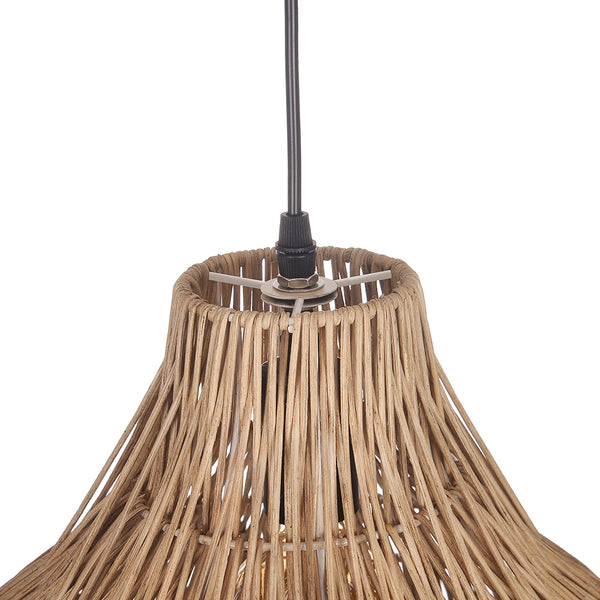 Duplex Loft Rattan Pendant Lamp Modern Villa Wabi-Sabi Chandelier