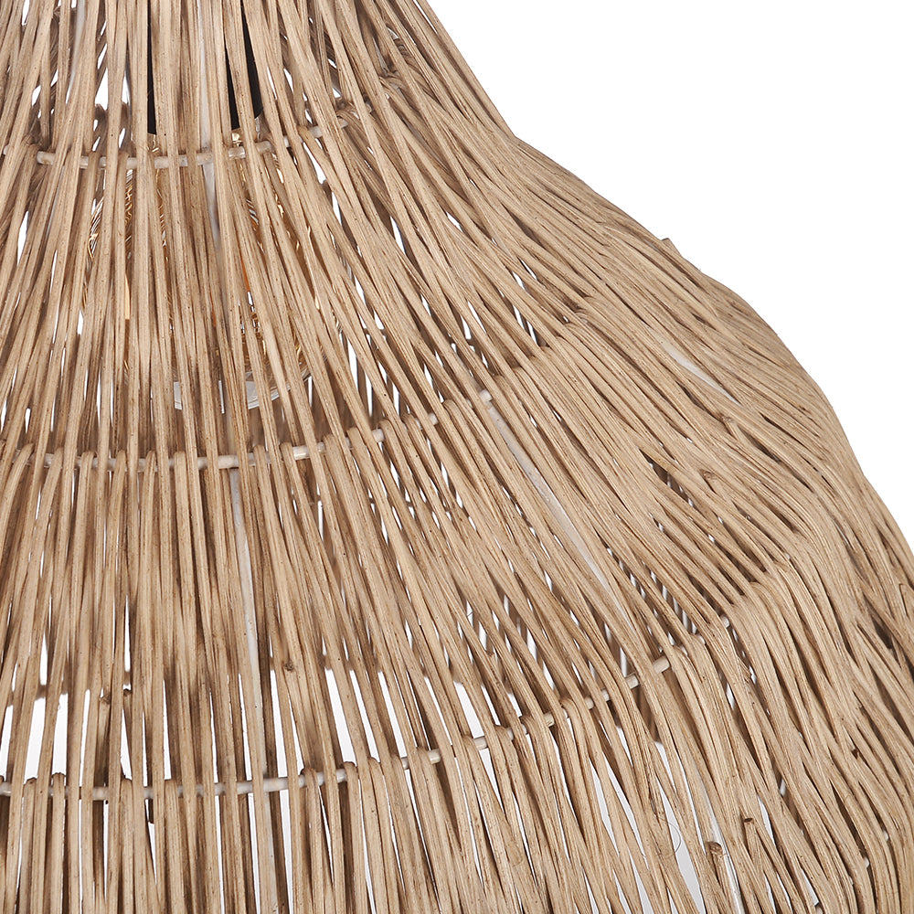 Duplex Loft Rattan Pendant Lamp Modern Villa Wabi-Sabi Chandelier