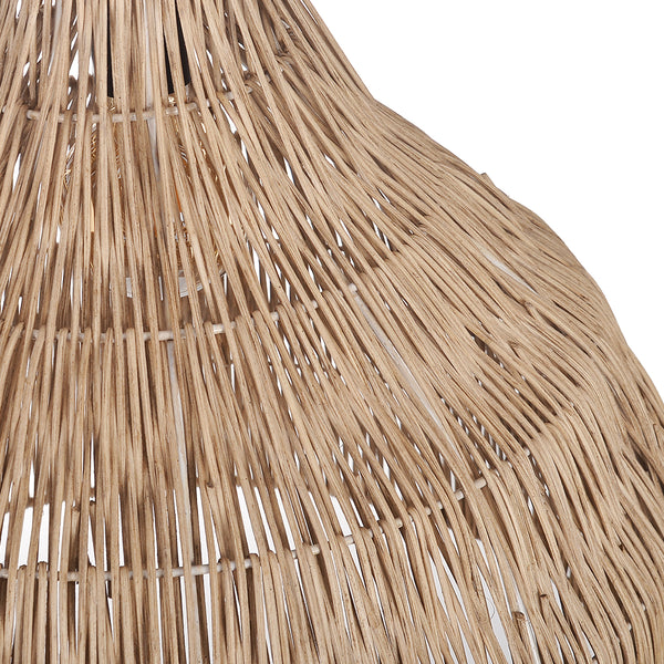 Duplex Loft Rattan Pendant Lamp Modern Villa Wabi-Sabi Chandelier