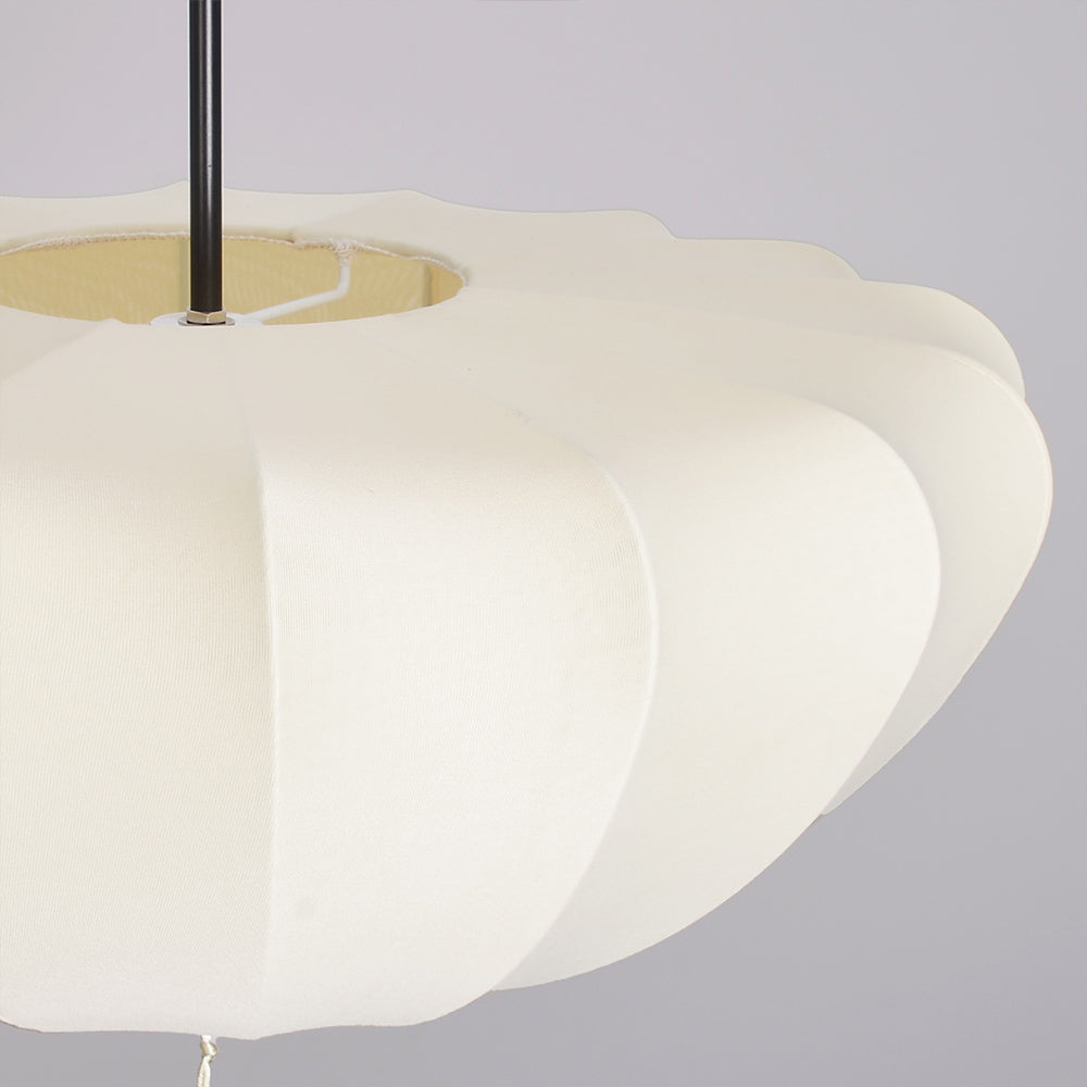 Medieval Fabric Pendant Lamp French Vintage Living Room Chandelier