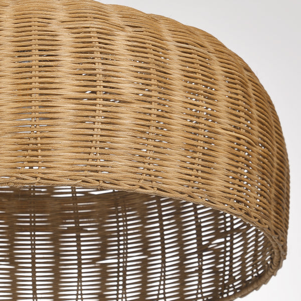 Retro Japanese Rattan Pendant Light Handwoven Restaurant Chandelier
