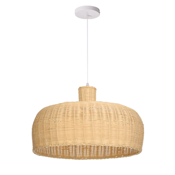 Retro Japanese Rattan Pendant Light Handwoven Restaurant Chandelier