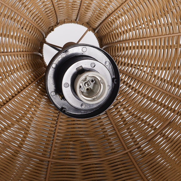 Weatherproof Woven Pendant Lamp Outdoor Courtyard & Garden Lighting