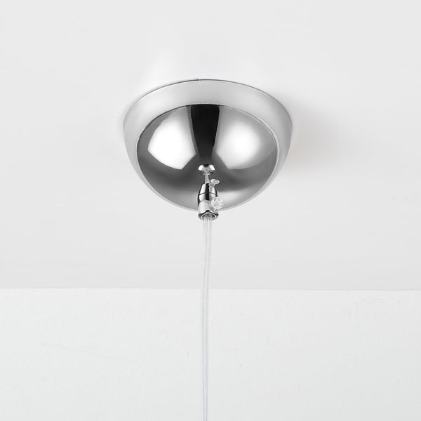 Silver Lava Glass Statement Chandelier Designer Lighting