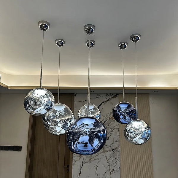 Designer Lava Chandelier Luxury Loft & Stairwell Pendant Light