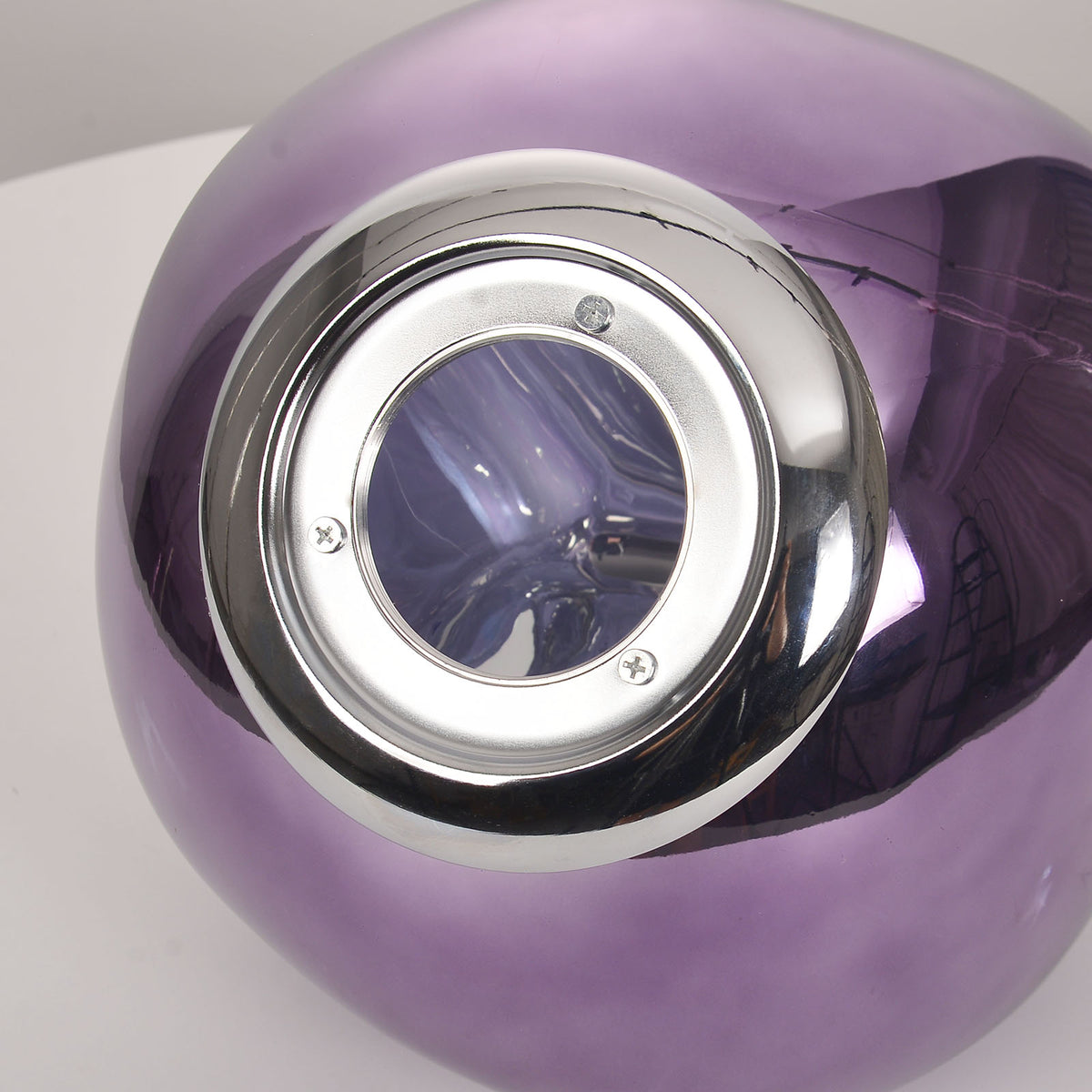 Purple Lava Glass Statement Chandelier Designer Lighting