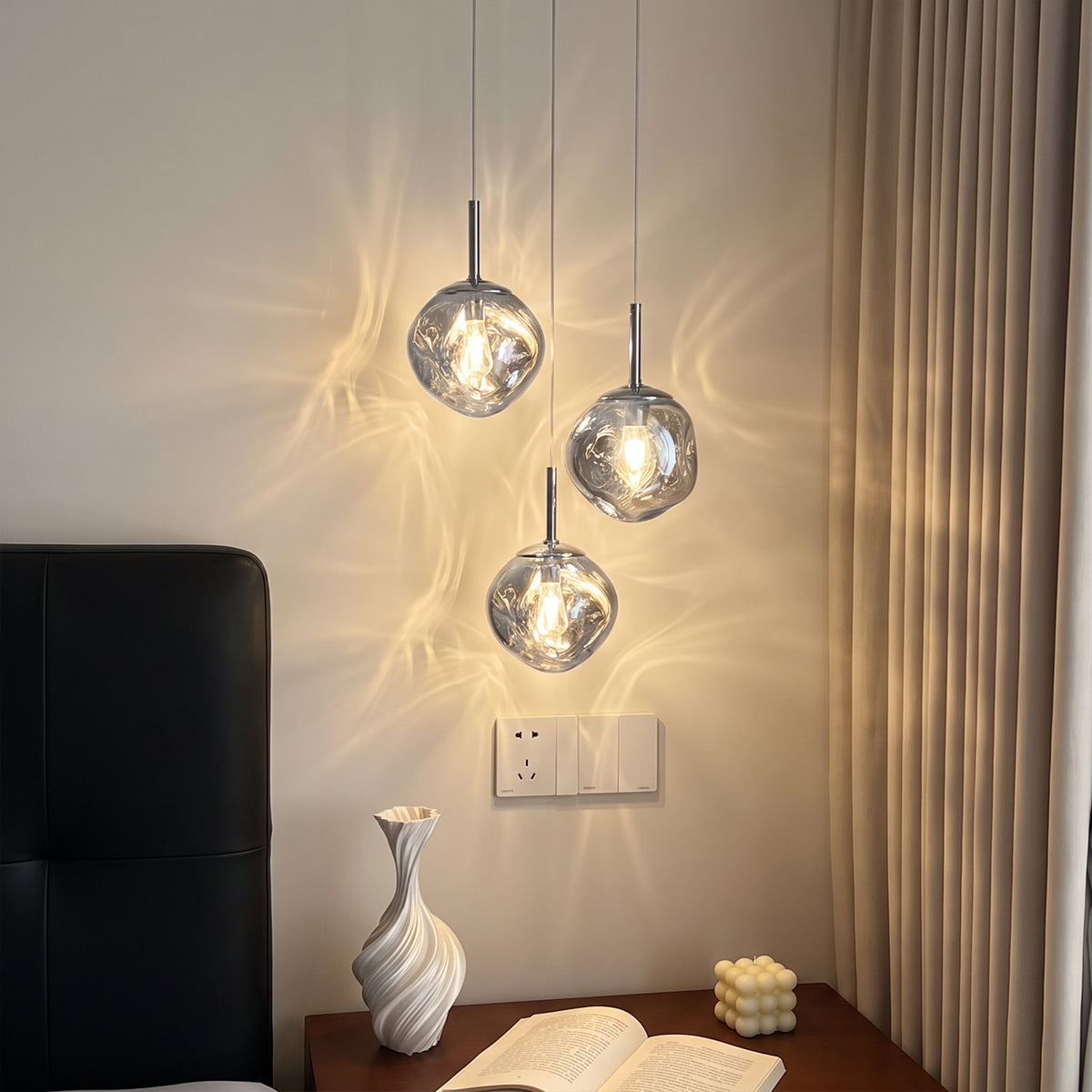 Designer Lava Chandelier Luxury Loft & Stairwell Pendant Light