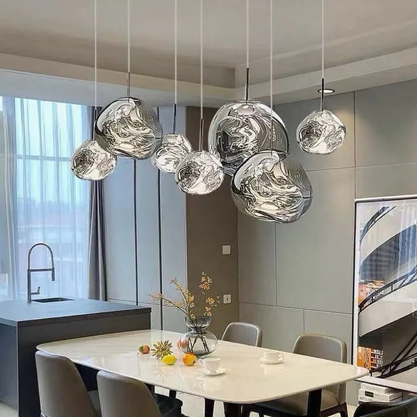 Designer Lava Chandelier Luxury Loft & Stairwell Pendant Light