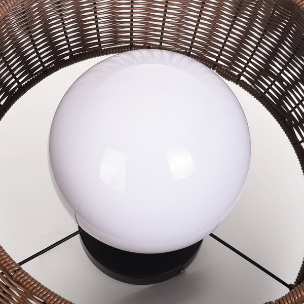 Weatherproof Woven Outdoor Pendant Patio & Porch Rattan Lighting