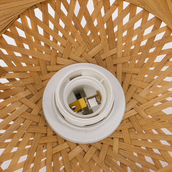 Woven Bamboo Pendant Light Bird Nest Chandelier