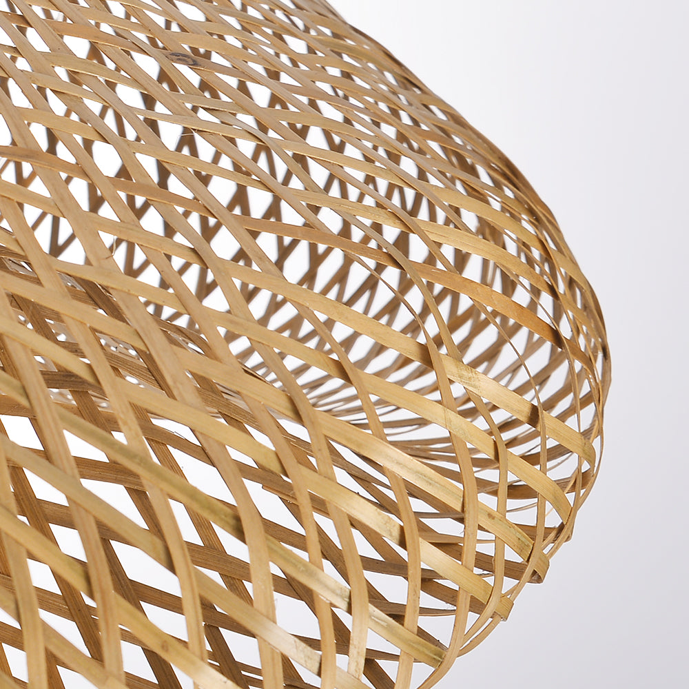 Woven Bamboo Pendant Light Bird Nest Chandelier