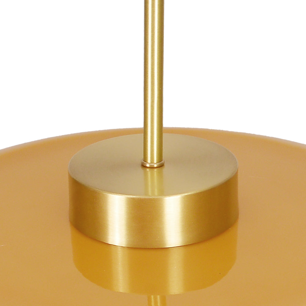 Yellow Glass Kitchen Island Chandelier Nordic Minimalist Pendant