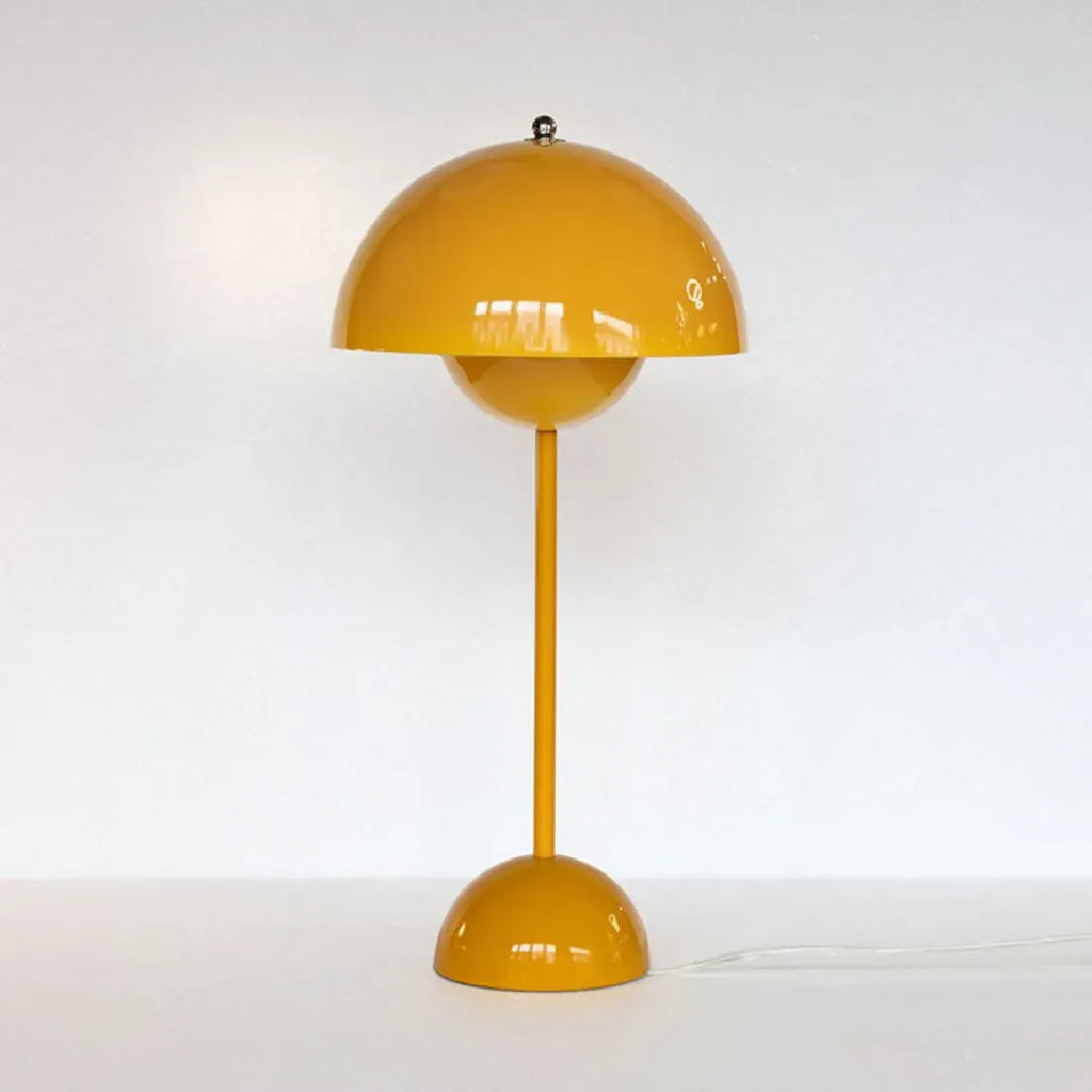 Danish Design Flowerpot Table Lamp Mushroom Metal Desk Lamp