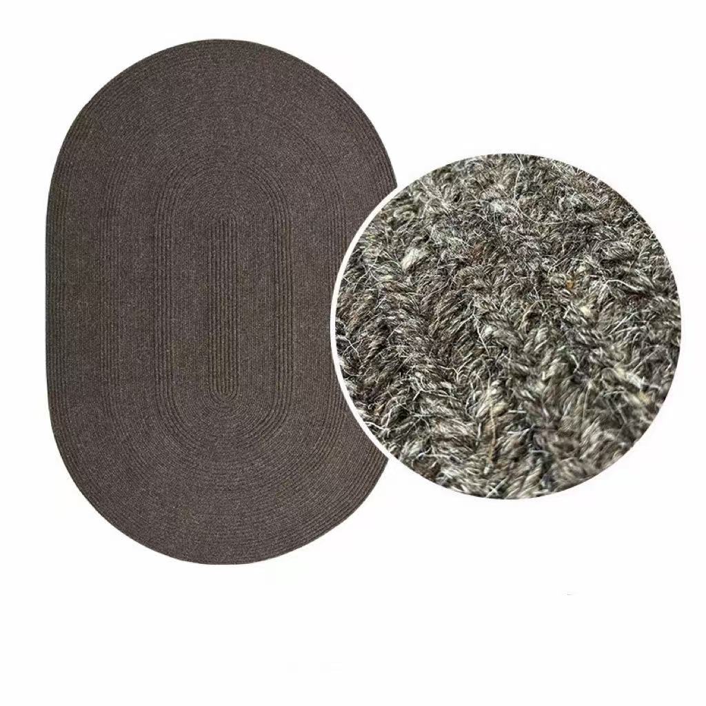 Modern Minimalist Hand-Woven Wool Rug