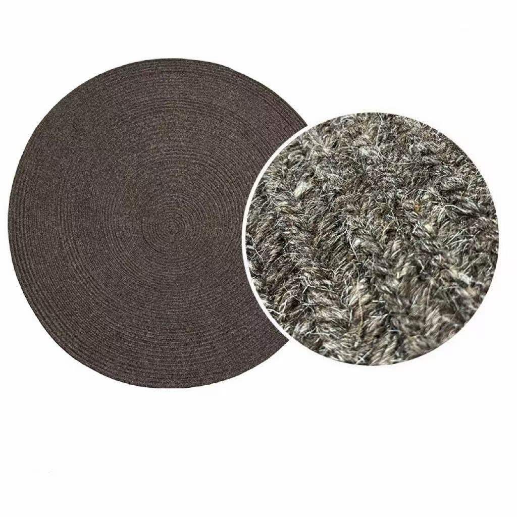 Modern Minimalist Hand-Woven Wool Rug