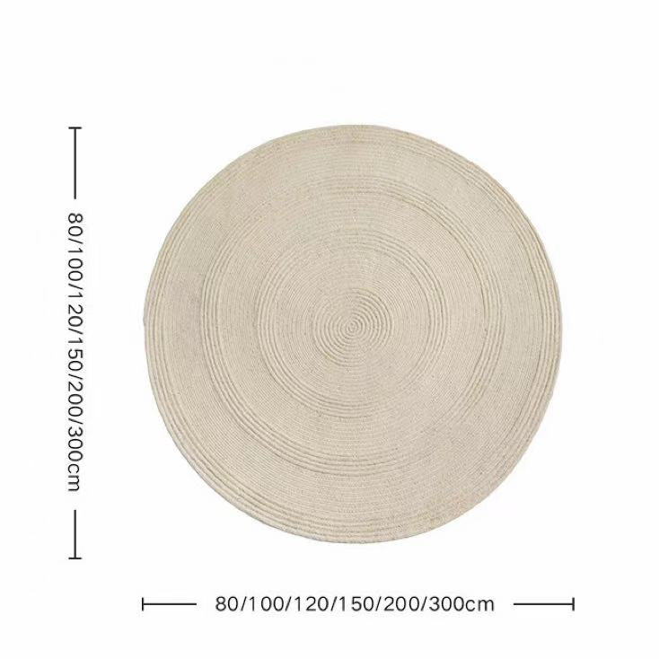 Modern Minimalist Hand-Woven Wool Rug