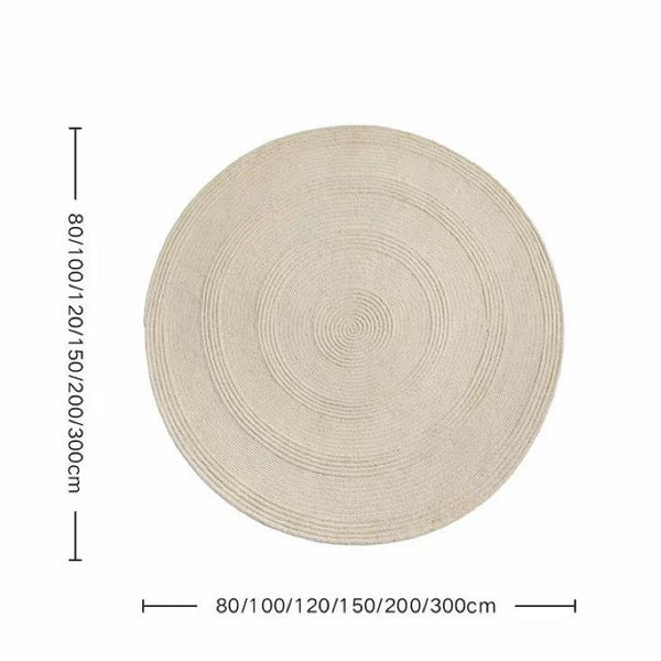 Modern Minimalist Hand-Woven Wool Rug