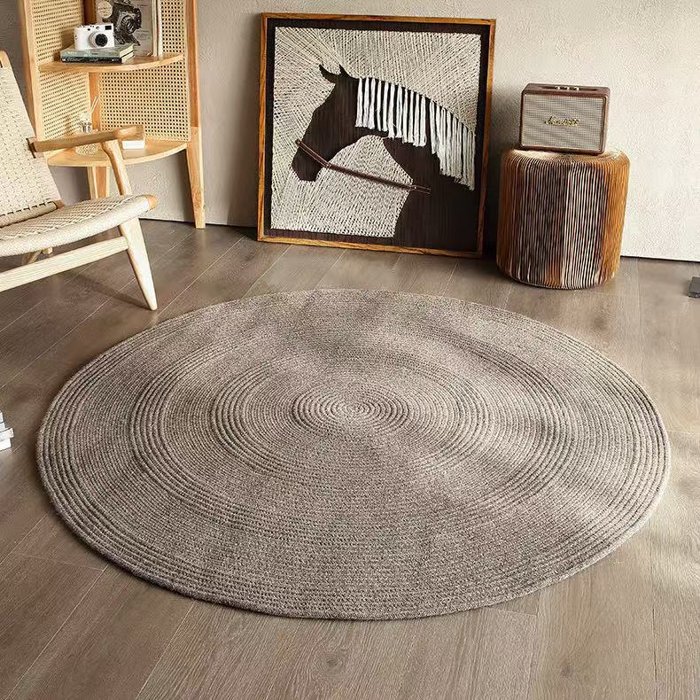 Modern Minimalist Hand-Woven Wool Rug Main image