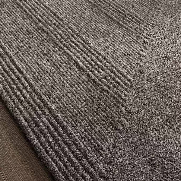 Modern Minimalist Hand-Woven Wool Rug
