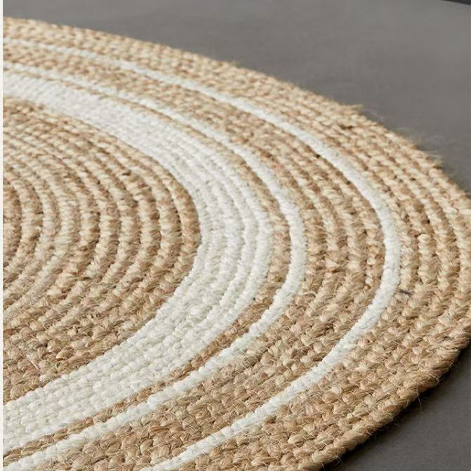 Modern Minimalist Hand-Woven Wool Rug