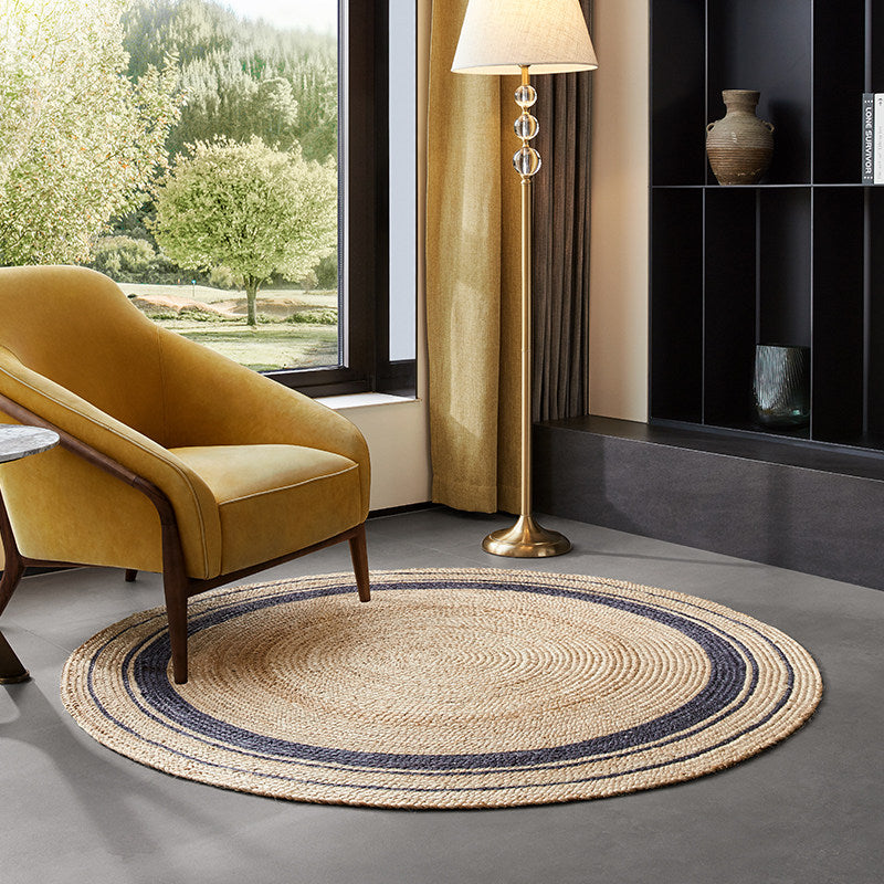 Modern Minimalist Hand-Woven Wool Rug