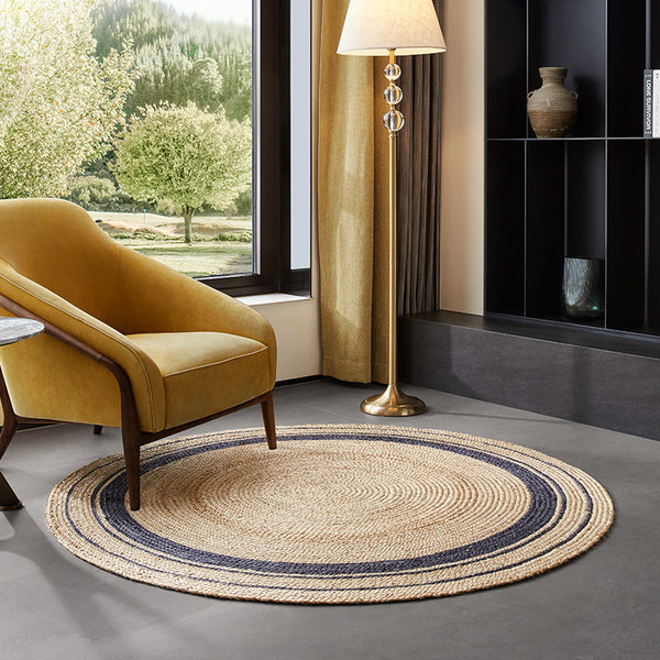 Modern Minimalist Hand-Woven Wool Rug