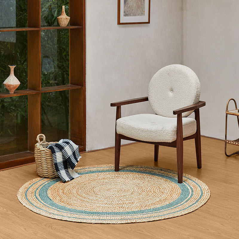 Modern Minimalist Hand-Woven Wool Rug