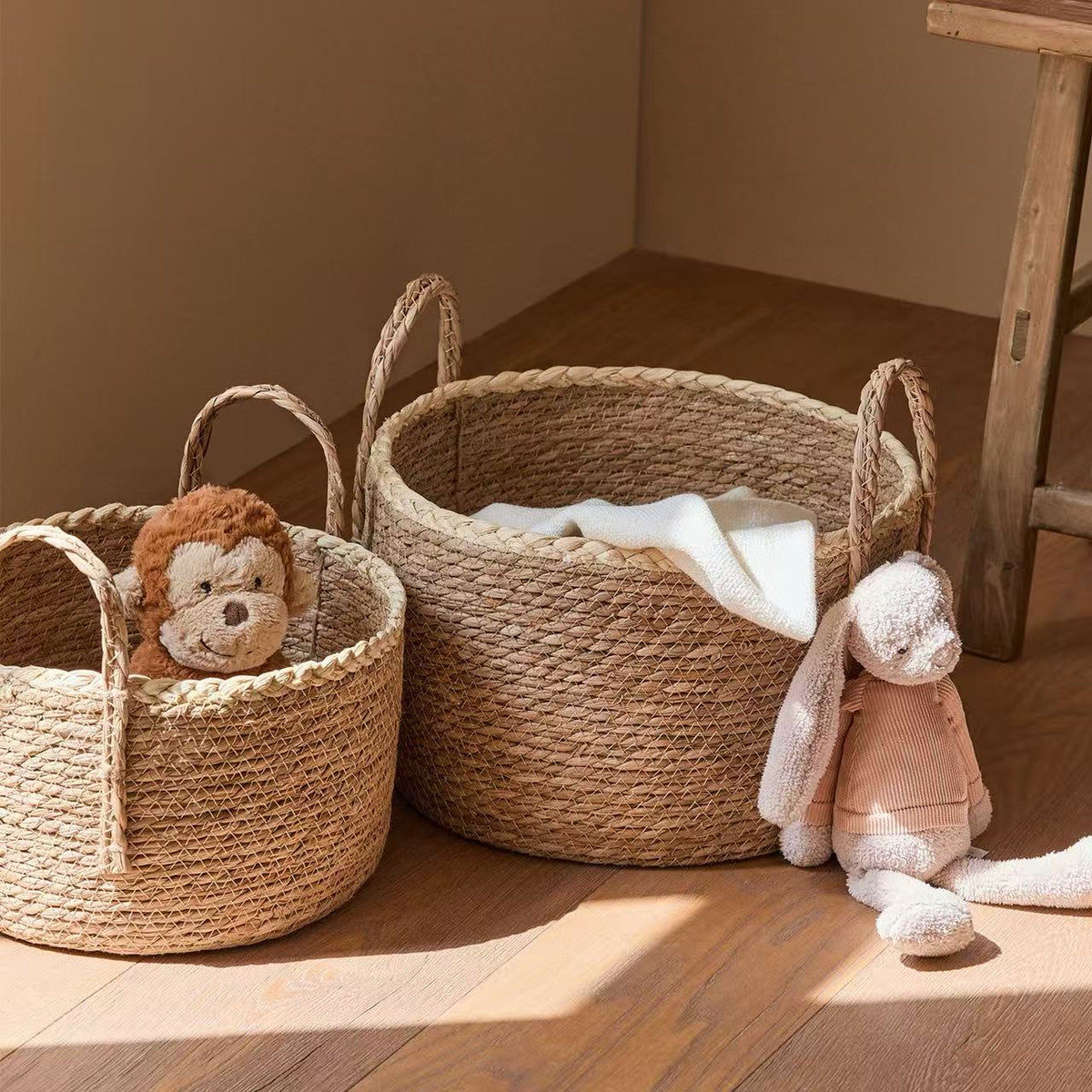 2-Piece Set Rattan Basket Storage Basket Main image