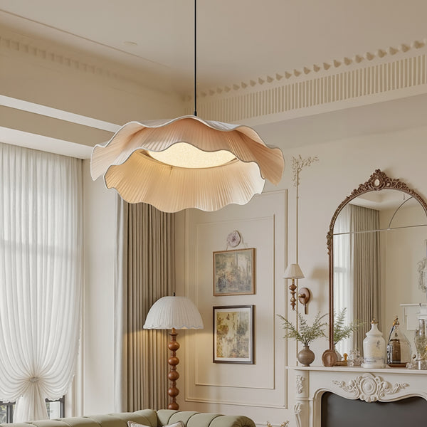 Modern French Fabric Pendant Light Dining Room Chandelier