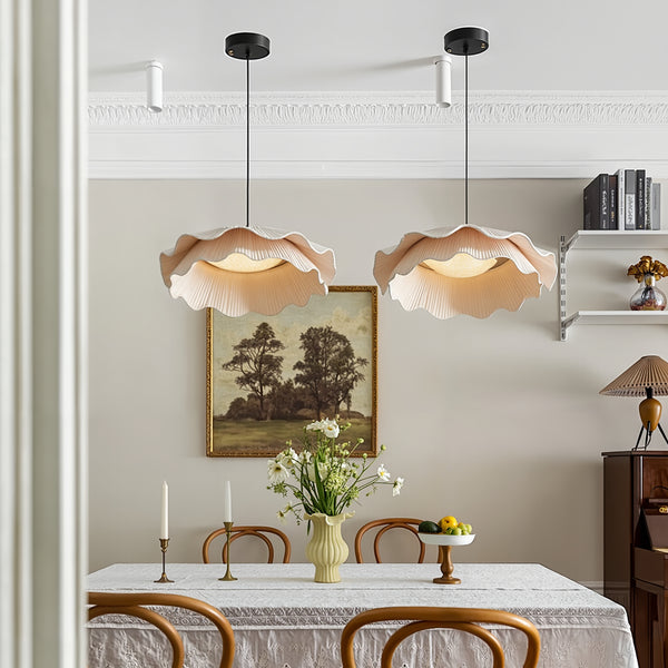 Modern French Fabric Pendant Light Dining Room Chandelier