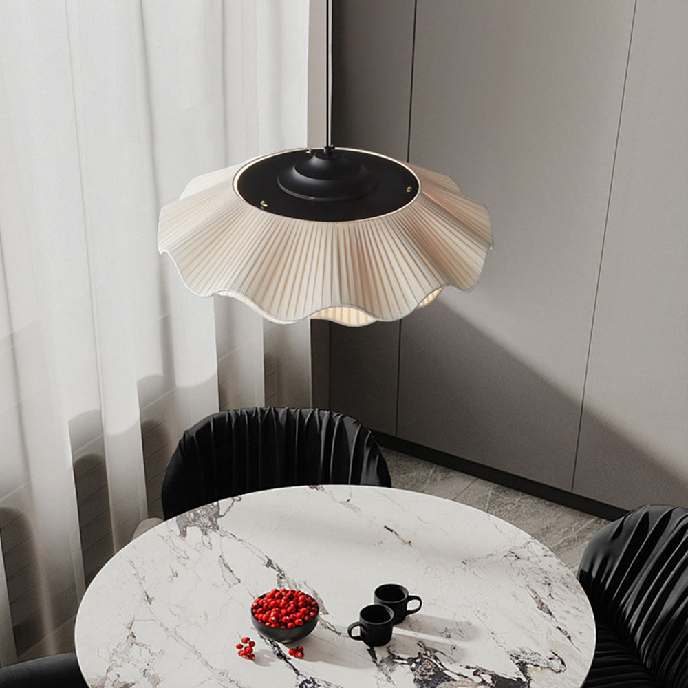 Modern French Fabric Pendant Light Dining Room Chandelier