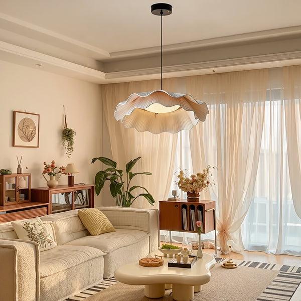 Modern French Fabric Pendant Light Dining Room Chandelier