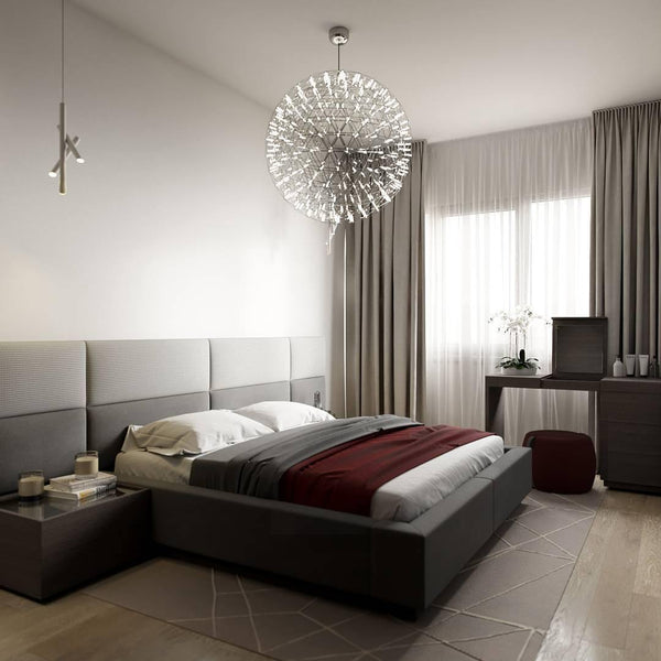 Stainless Steel LED Firework Pendant Light Raimond-Style Chandelier