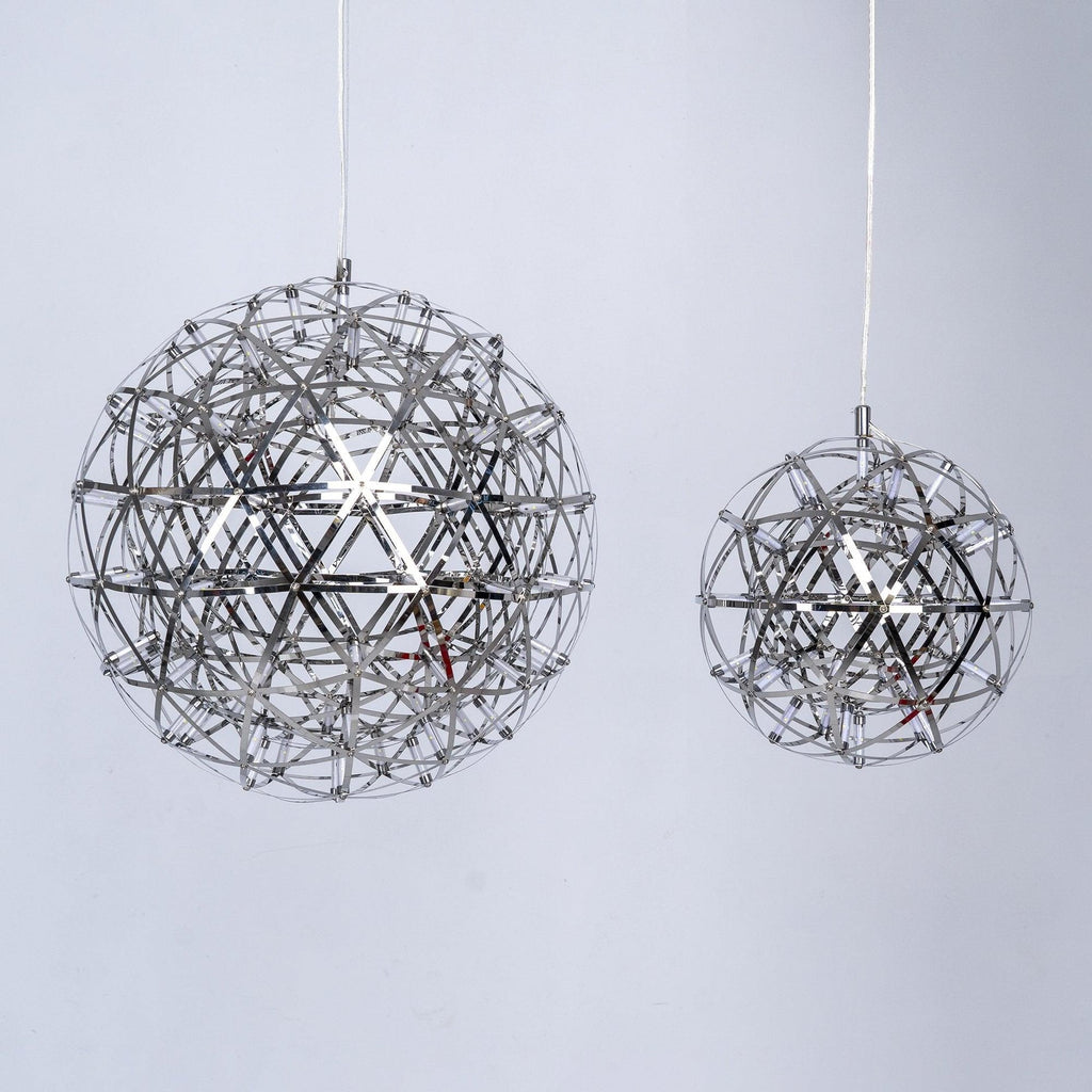 Stainless Steel LED Firework Pendant Light Raimond-Style Chandelier