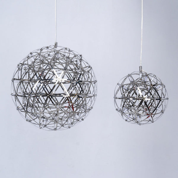 Stainless Steel LED Firework Pendant Light Raimond-Style Chandelier
