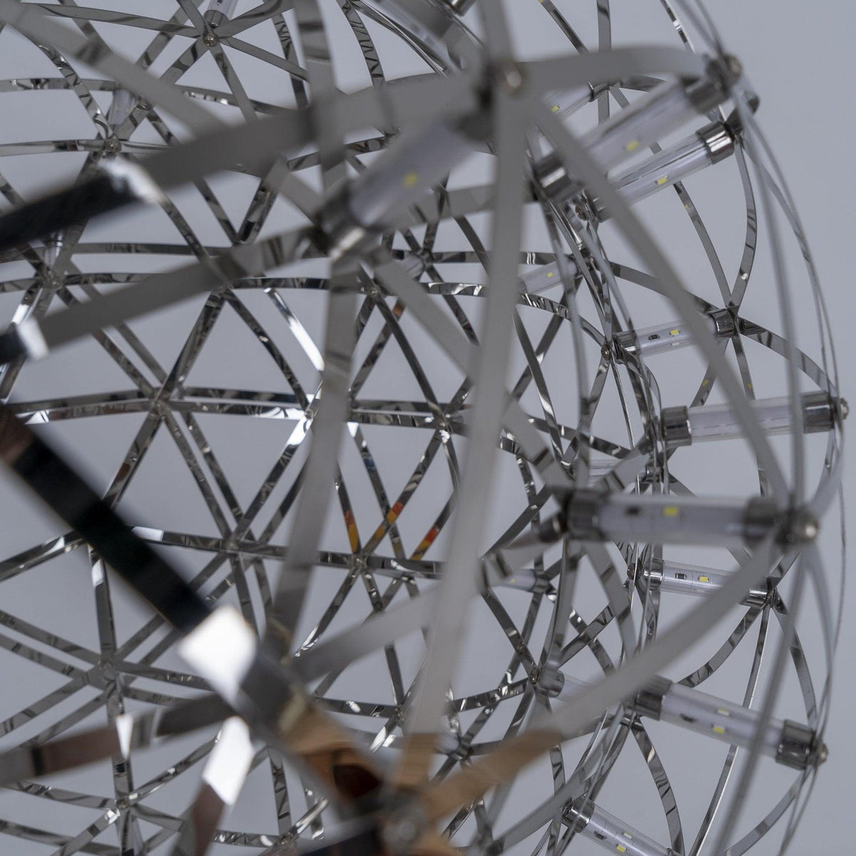 Stainless Steel LED Firework Pendant Light Raimond-Style Chandelier