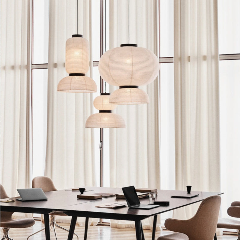 Formakami JH5 Paper Pendant Light Japandi Lantern Chandelier
