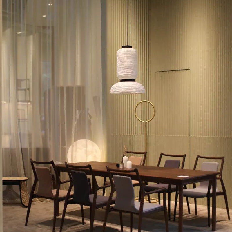 Formakami JH5 Paper Pendant Light Japandi Lantern Chandelier
