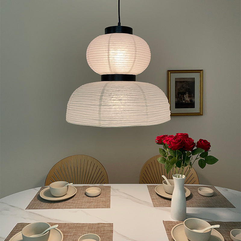 Formakami JH5 Paper Pendant Light Japandi Lantern Chandelier