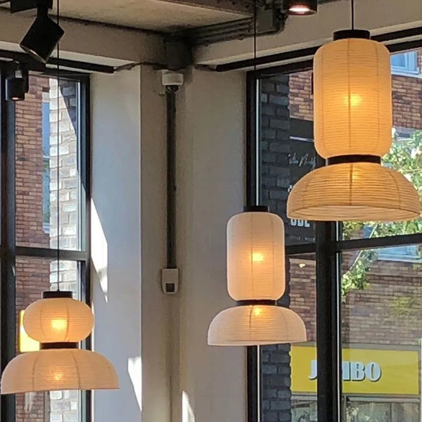 Formakami JH5 Paper Pendant Light Japandi Lantern Chandelier